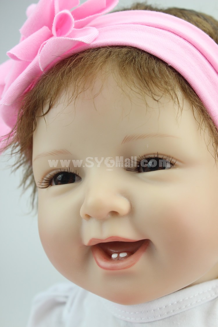 22" High Simulation Baby Doll Lifelike Realistic Silicone Doll NPK-009