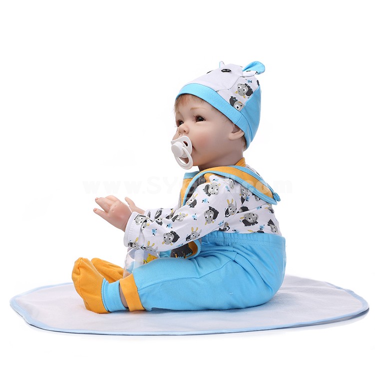 22" High Simulation Baby Doll Lifelike Realistic Silicone Doll NPK-016