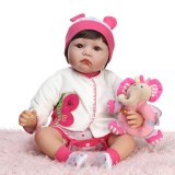 Wholesale - 22" High Simulation Girl Baby Doll Lifelike Realistic Silicone Doll NPK-018
