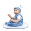 22" High Simulation Baby Doll Boy and Girl Lifelike Realistic Silicone Doll NPK-028