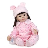 Wholesale - 22" High Simulation Girl Baby Doll Lifelike Realistic Silicone Doll NPK-029