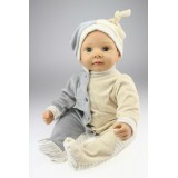 Wholesale - 22" High Simulation Boy Baby Doll Lifelike Realistic Silicone Doll NPK-030