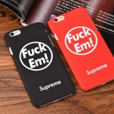 wholesale - Supreme FE Pattern Hard Plastic iPhone 6/6s Cases 4.7", iPhone 6/6s Plus Cases 5.5"