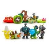 Wholesale - 10Pcs Set Plants vs Zombies 2 Toys Game Role Action Figures Display Toys PVC Decorations New 9th Version