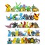 100Pcs Set Pokemon Pikachu Roles Action Figures PVC Toys 4-6cm/1.5-2.5Inch Tall