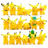 Wholesale - 18Pcs Set Pokemon Pikachu Roles Action Figures PVC Toys 2-5cm/1-2Inch Tall