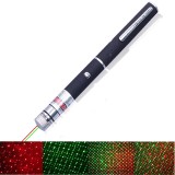 Wholesale - 500MW Green & Red Double Color Light Laser Pointer Pen with Starry Sky Projection 103RG, 3 Color Modes
