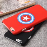Wholesale - American Captain Star Pattern iPhone Cover Protect Case for iPhone 6 / 6s, iPhone 6 / 6s Plus, iPhone 7, iPhone 7 Pl