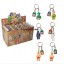 6Pcs Set Clash of Clans Roles Action Figure Block Toys with Keychains SY261A
