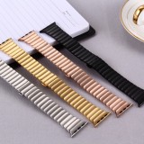 Wholesale - Apple Watch Band - Stainless Steel Metal Replacement iWatch Strap Double Button Folding Clasp for Apple Wrist Watch 