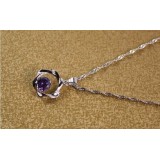 Wholesale - ZIBAONI Stylish 925 Sterling Diamond Necklace 