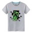 Minecraft Short Sleeved T-Shirt Creeper Ender Man 100% Cotton