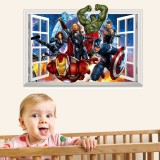 Wholesale - Marvel's The Avengers 3D Wall Stickers Decorative Wall Decal 50x70cm 