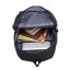 Undertale 18" Backpacks Fashionable Black / Blue Plaid Shoulder Rucksacks Schoolbags