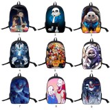 Wholesale - Undertale 17" Backpacks Fashionable Color Shoulder Rucksacks Schoolbags