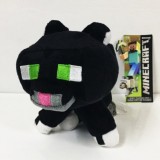 wholesale - Minecraft Black Tuxedo Cat Plush Toys Stuffed Dolls 20cm/8inch