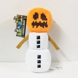 Wholesale - Minecraft Snow Golem Plush Toys Stuffed Dolls Small Size 18cm/7inch