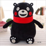 Wholesale - 30CM/12Inch Kumamon Plush Toy Stuffed Animal with Red Scarf