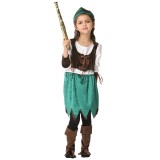 Wholesale - Halloween Costumes for Girls Pirate Cosplay Costume Set EK109
