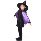 Wholesale - Halloween Costumes for Girls Witch Cloak with Hat Cosplay Costume Set EK120