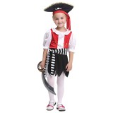Wholesale - Halloween Costumes for Girls Pirate Cosplay Costume Set EK169