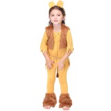 Wholesale - Halloween Costumes for Girls Lion Cosplay Costume Set EK015