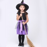 Wholesale - Halloween Costumes for Girls Witch Cosplay Costume Set EK132