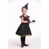 Wholesale - Halloween Costumes for Girls Witch Cosplay Costume Set EK111
