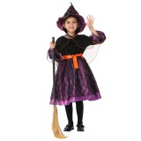 Wholesale - Halloween Costumes for Girls Witch Cosplay Costume Set EK198
