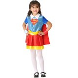 Wholesale - Halloween Costumes for Girls Superman Cosplay Costume Set EK205