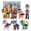 7Pcs Set Paw Patrol Roles ABS Action Figure Toys 3.5Inch in Color Box