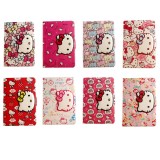 wholesale - Hello Kitty Silica Gel Protection Stand Leather Case For iPad Air1/2, iPad Mini 1/2/3/4
