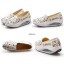 Women's Canvas Platforms Slip On Sneakers Athletic Air Cushion Walking Shoes 1551