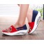 Women's Canvas Platforms Slip On Sneakers Athletic Air Cushion Walking Shoes 1556
