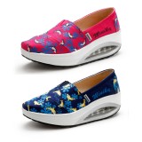 Wholesale - Women's Canvas Platforms Slip On Sneakers Athletic Air Cushion Walking Shoes 1547