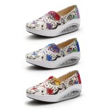 Wholesale - Women's Canvas Platforms Slip On Sneakers Athletic Air Cushion Walking Shoes 1568