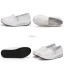 Women's Canvas Platform Slip On Sneakers Athletic Walking Shoes 9001-18