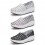 Women's Canvas Platform Slip On Sneakers Athletic Walking Shoes 1721
