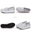 Women's Canvas Platform Slip On Sneakers Athletic Walking Shoes 1721