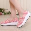 Women's Canvas Platform Slip On Sneakers Athletic Walking Shoes 1722