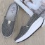 Women's Canvas Platform Slip On Sneakers Athletic Walking Shoes 1717