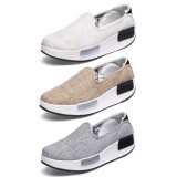 Wholesale - Women's Canvas Platform Slip On Sneakers Athletic Walking Shoes 113