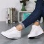 Women's Classic Leather Sneakers Athletic Walking Shoes 1578