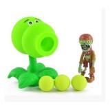 Wholesale - Plants Vs Zombies Action Figures Shooting Toys Gourd Shooter Set
