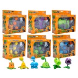 wholesale - Plants vs Zombies Action Figure Toys Shooting Dolls in Gift Box
