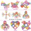 160 Pieces Magnetic Building Blocks Tiles Sky Wheel Set Educational Toys for Kids Toddlers Children