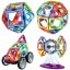 241 Pieces Magnetic Building Blocks Tiles Sky Wheel Set Educational Toys for Kids Toddlers Children