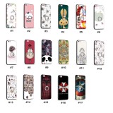 Wholesale - iPhone 8 Cases Painting Flexible TPU Gel Case Cover With 360 Rotating Ring Grip for iPhone 6/6s/7/8/X