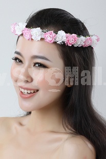 Korean Style  Rose Wreath/Wedding Bridal Headpiece   