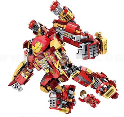 Mech Armor Iron Man Block Figure Toys Lego Compatible 616 Pieces MK44